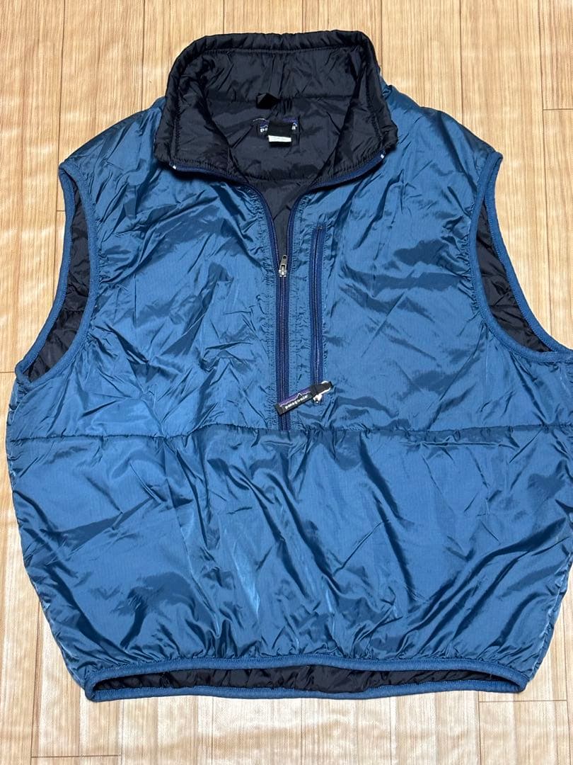 パタゴニア パフボールベスト　ネイビー　patagoniaUSA製 90s