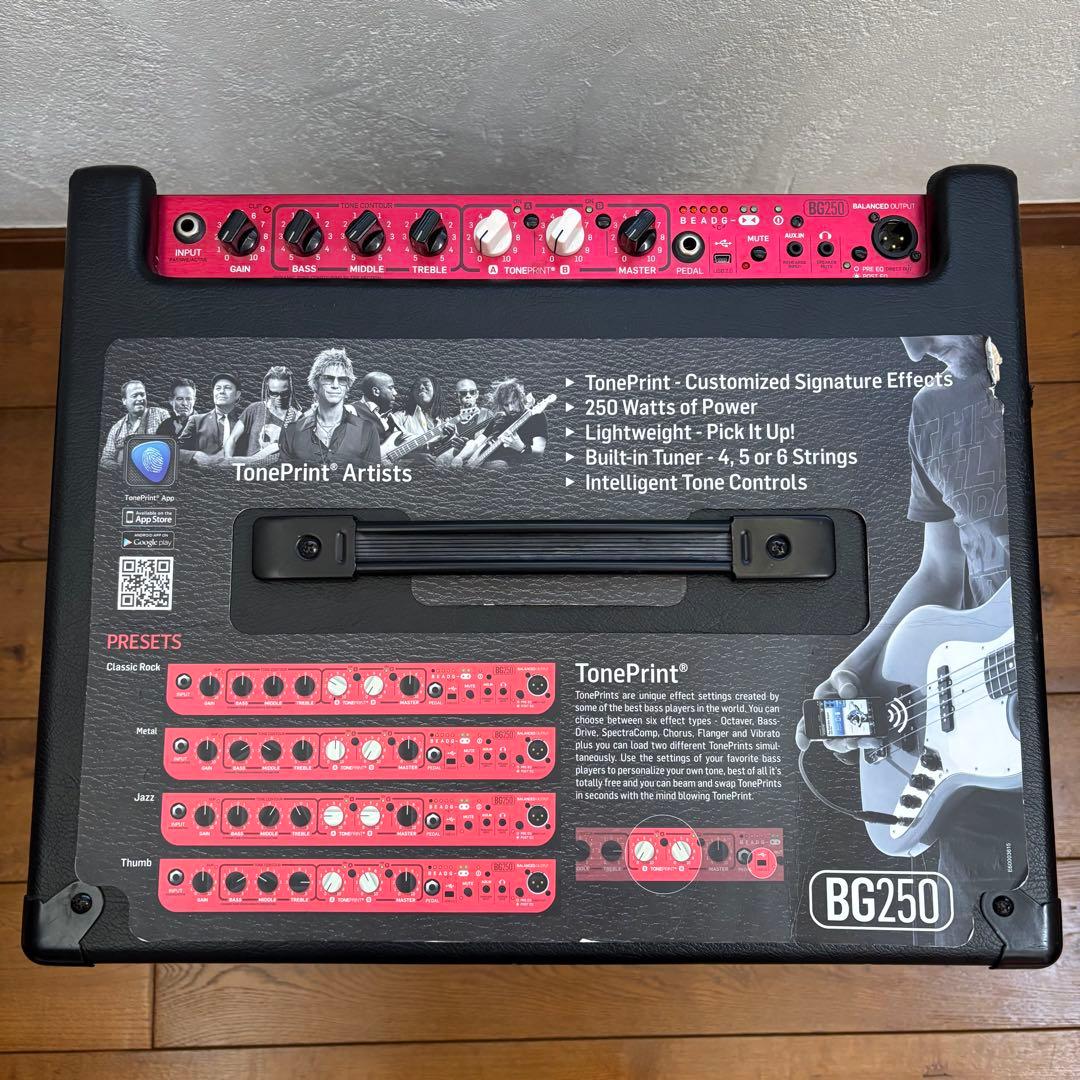 レア　tc electronic bg250 combo ベースアンプ　コンボ