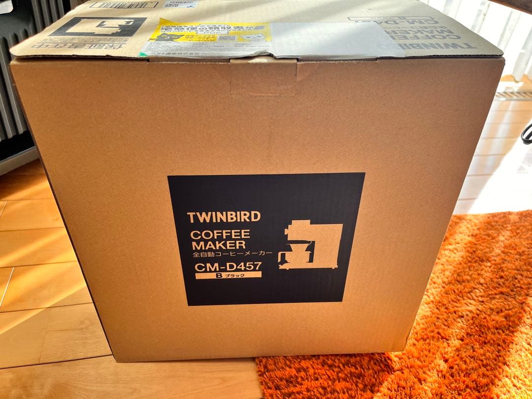 【美品】ツインバード コーヒーメーカー CM-D457B（ブラック）