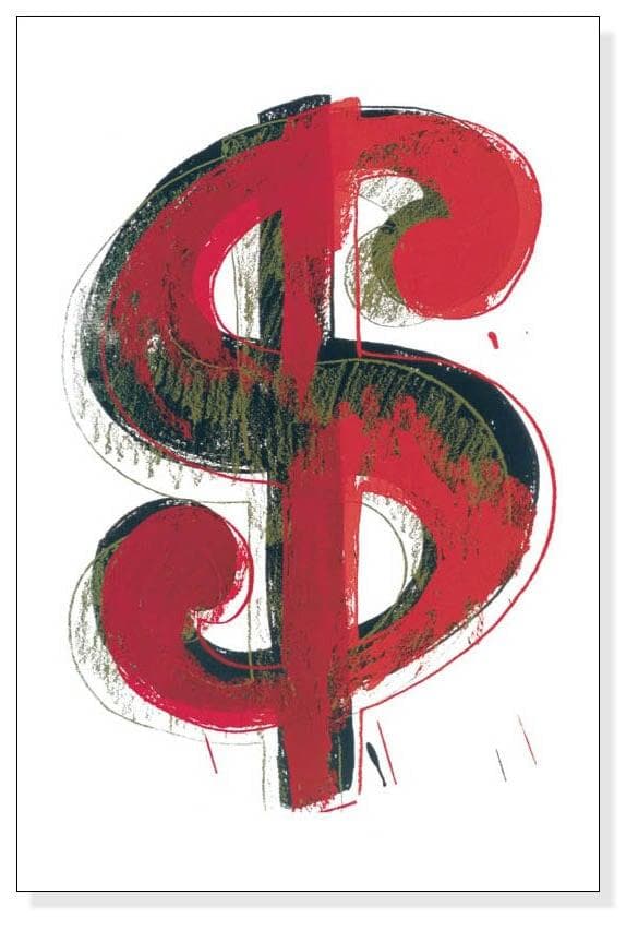 額装品/Dollar Sign 1981/アンディ ウォーホル アートポスター