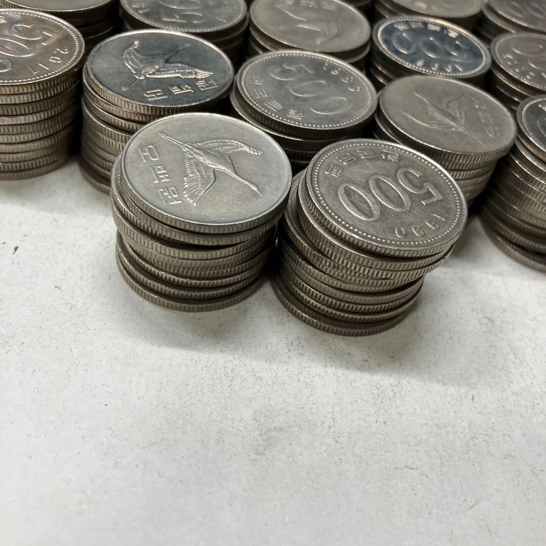 韓国　500ウォン　170枚　まとめ売り