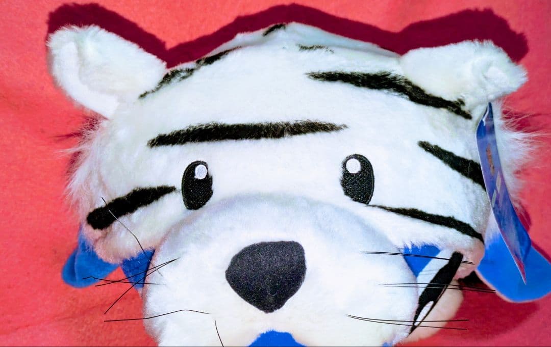 激レア♡スティッチ♡ホワイトタイガー被り物♡BIGサイズぬいぐるみ＆ストラップ♡