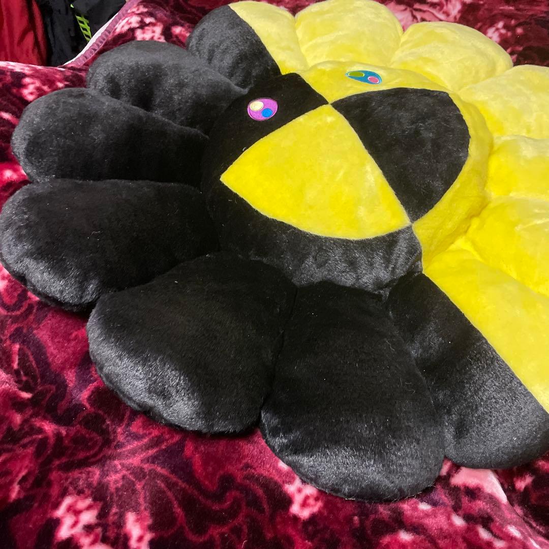 【1m大盤】村上隆TM × ヒカルHIKARU フラワークッション