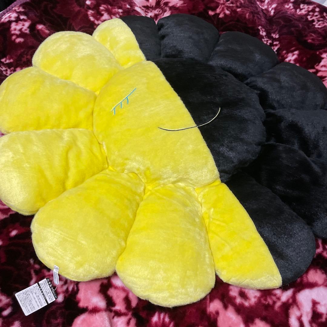 【1m大盤】村上隆TM × ヒカルHIKARU フラワークッション