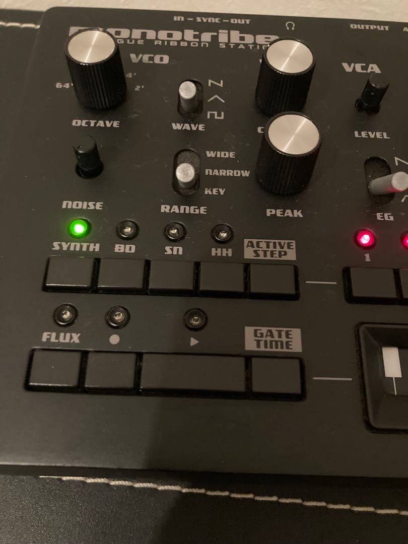 【訳あり】コルグ monotribe アナログシンセ リズムマシン　シーケンサー