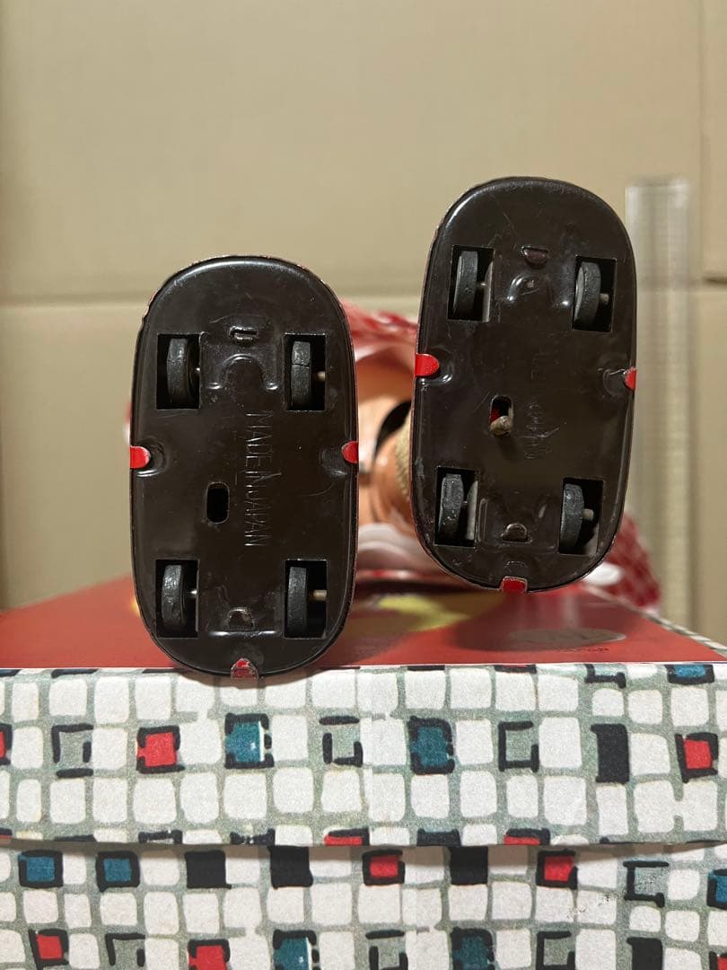 歩行人形★ブリキ★ゼンマイ★箱付