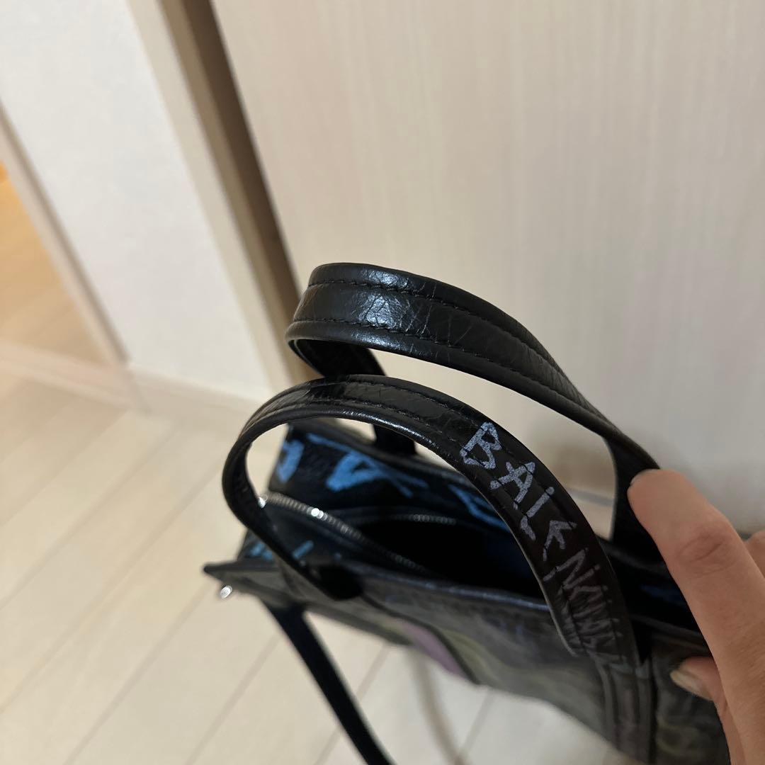 最終値下げ❗️バレンシアガ　トートバッグ　2way　バザール　Graffiti S