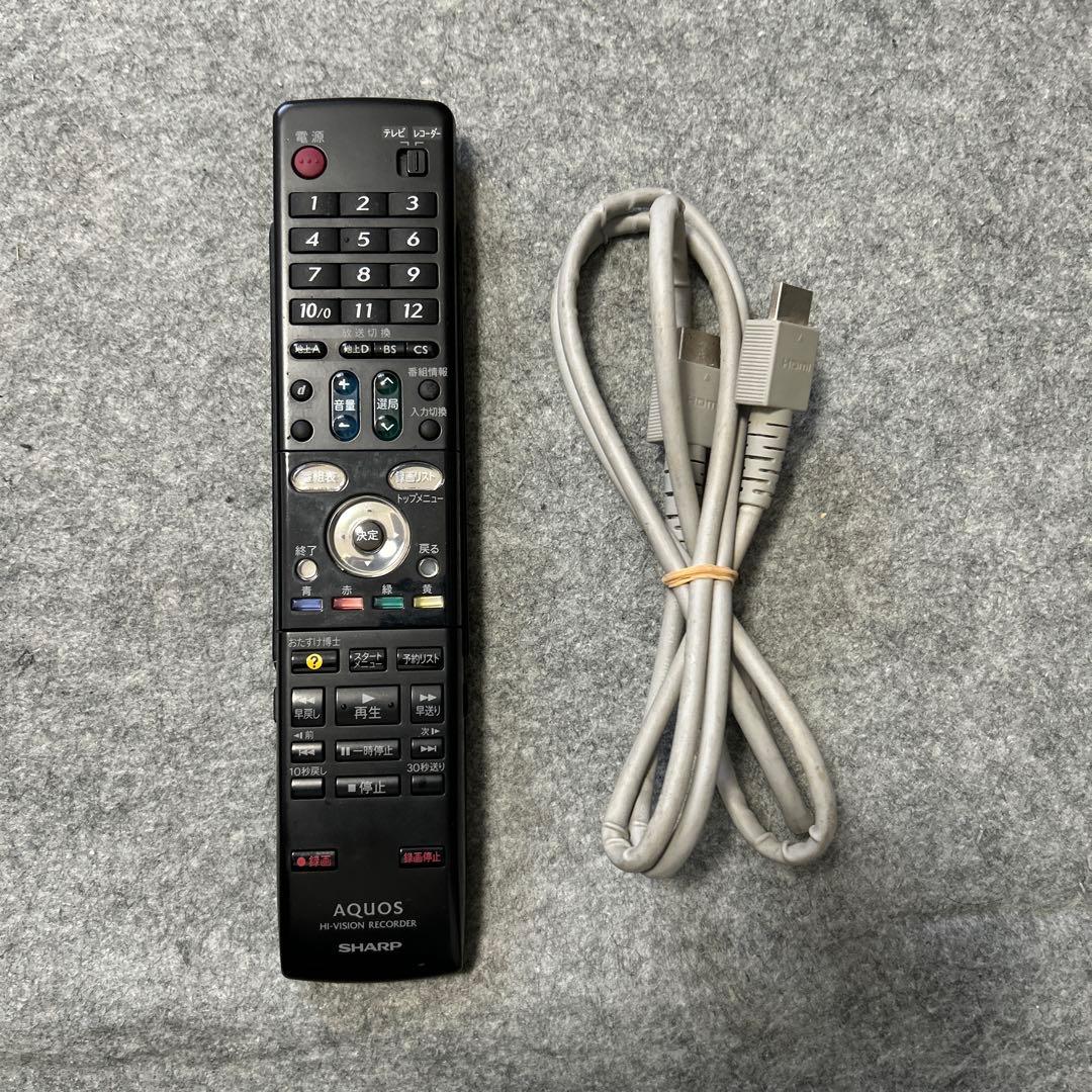 【HDD/DVD/VHS】SHARP AQUOS DV-ACV52