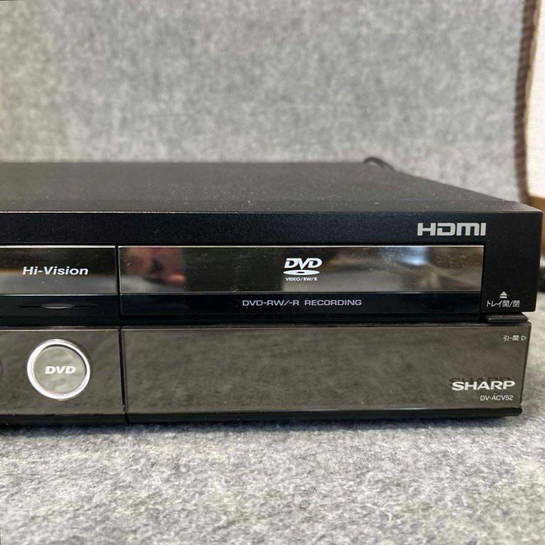 【HDD/DVD/VHS】SHARP AQUOS DV-ACV52