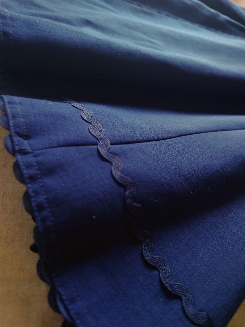 InnocentWorld ハイウエストスカート ネイビー 紺