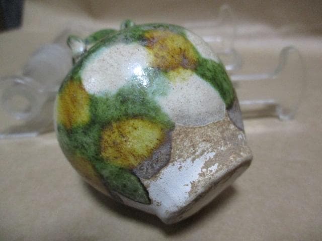 中国　唐三彩　小壺　I32-3