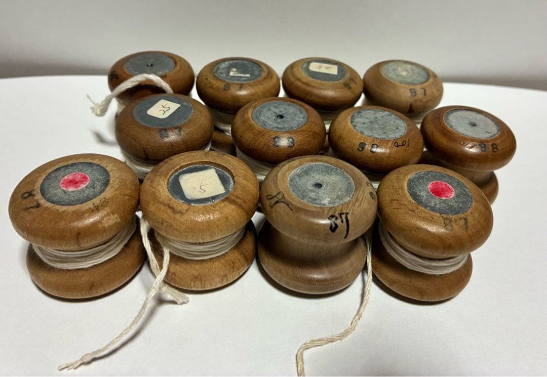 昭和　レトロ　組紐用　組玉　1個90g前後　60個セット　錘　重り