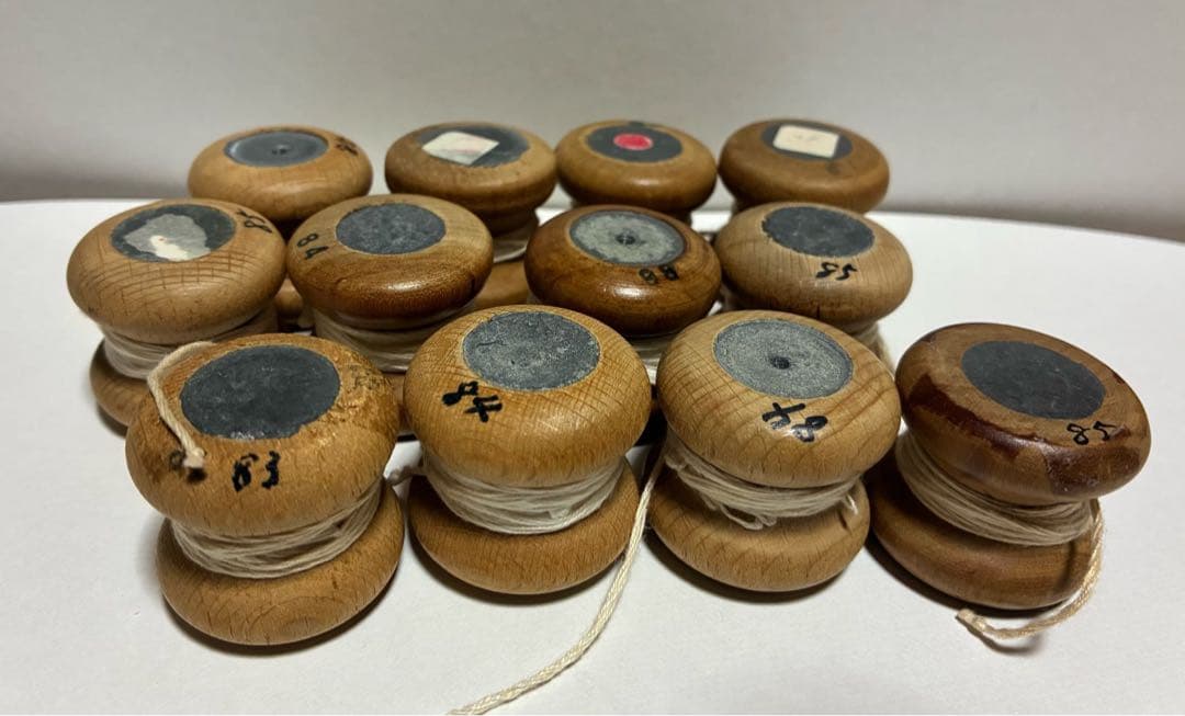 昭和　レトロ　組紐用　組玉　1個90g前後　60個セット　錘　重り