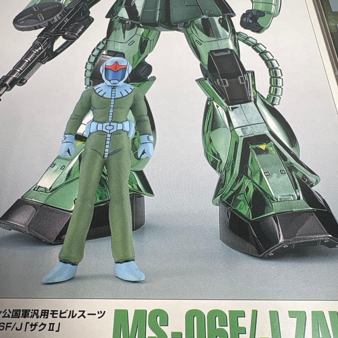 未組立MG1/100MS-06FザクIIコーティングバージョン箱汚れあり