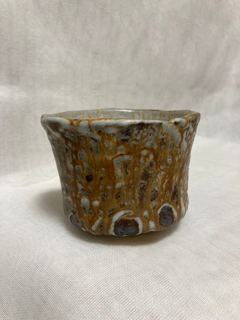 スコネコ専用木戸貞昭／土灰志野茶碗／昭43