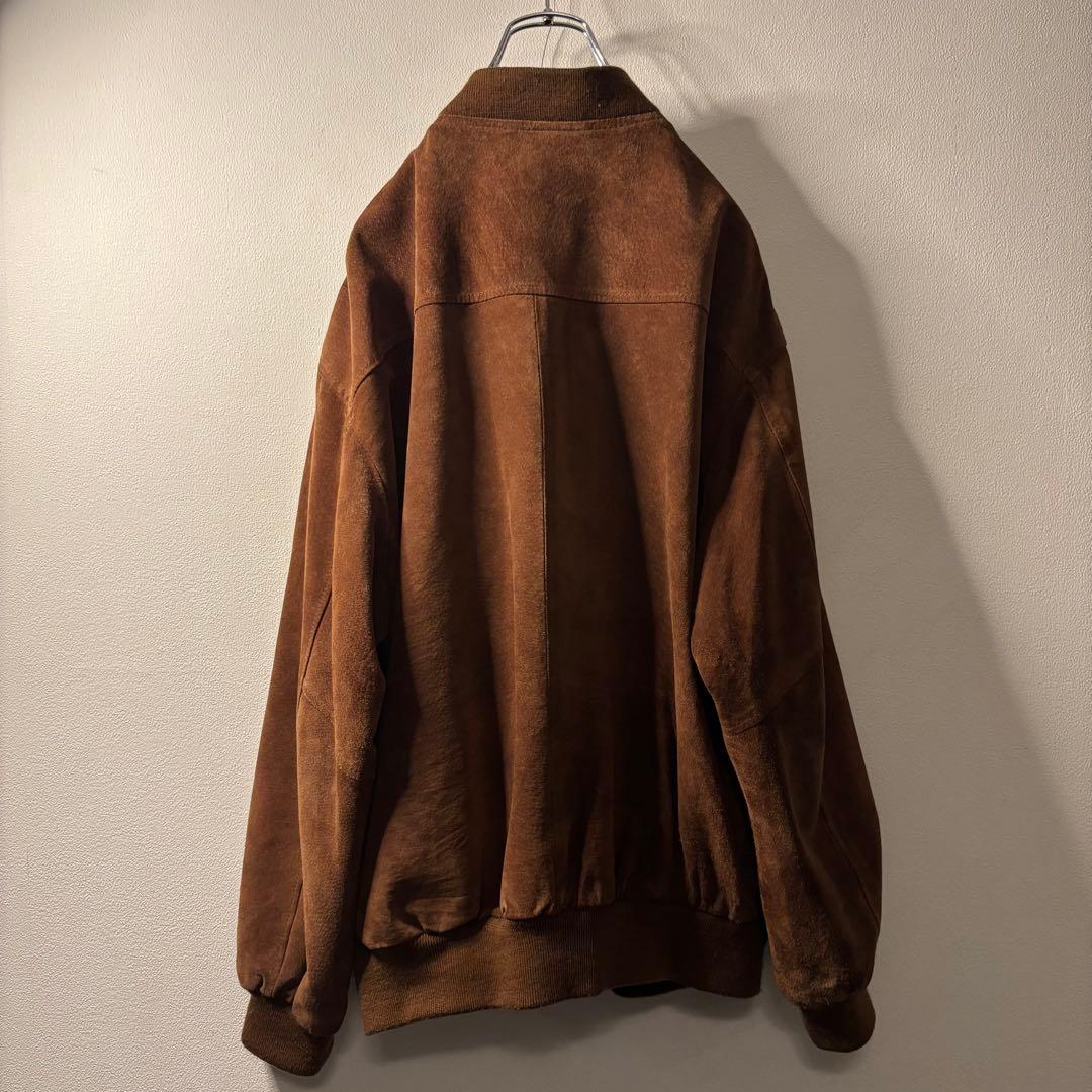 80's 90's vintage スエード レザー 本革 ブルゾン ジャケット