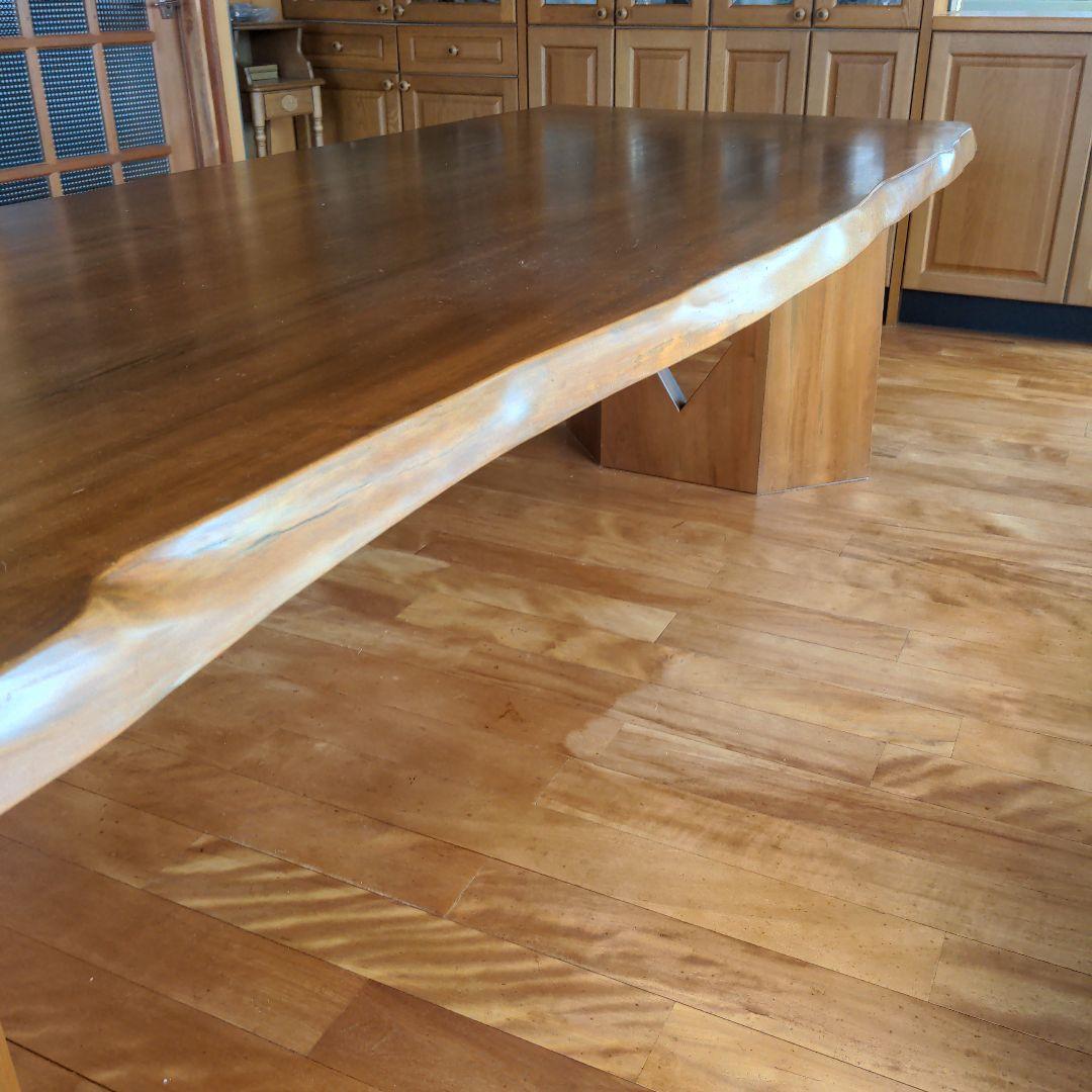 桂一枚板　ダイニングテーブル　240cm長テーブル