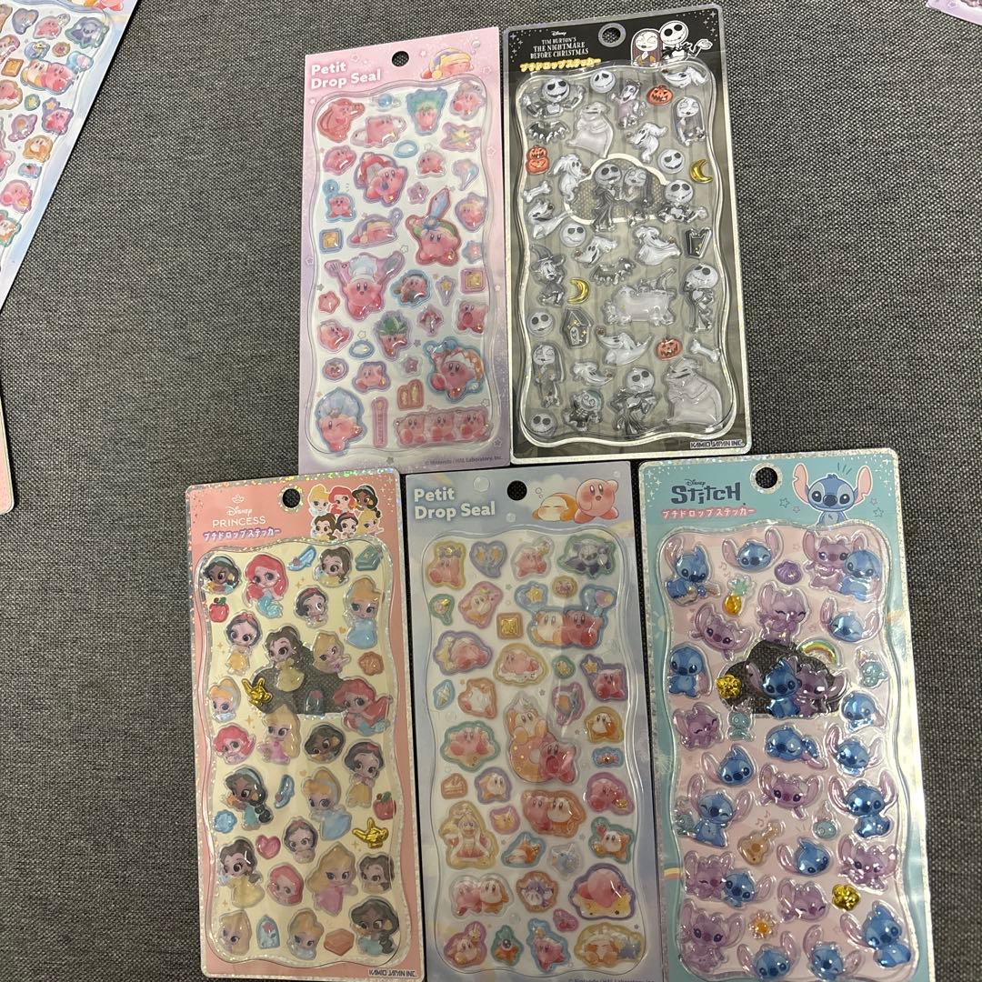 アニメキャラクターシール 5枚セット