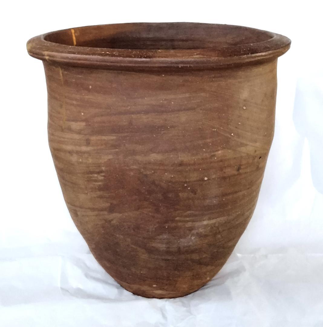 甕 素焼き スズメ蜂の巣模様 エリー242