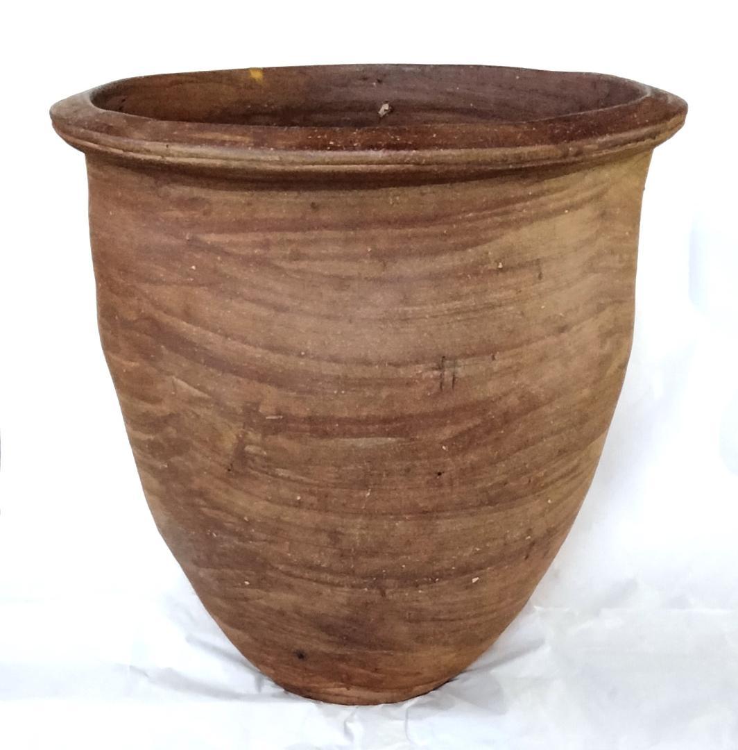 甕 素焼き スズメ蜂の巣模様 エリー242