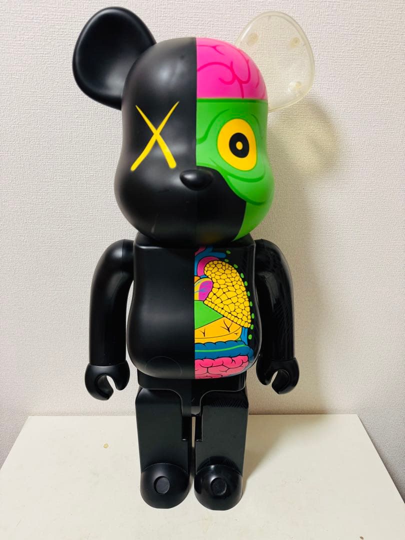 正規品　BE@RBRICK ベアブリック KAWS 人体模型　1000％ カウズ