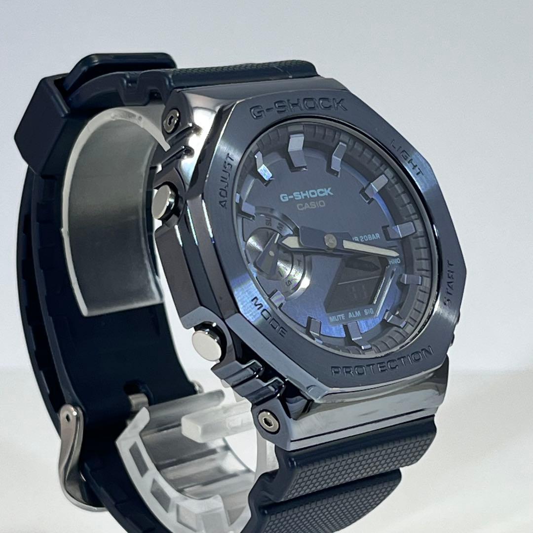 G-SHOCK GM-2100N ネイビー メンズ腕時計 カシオーク 電池新品