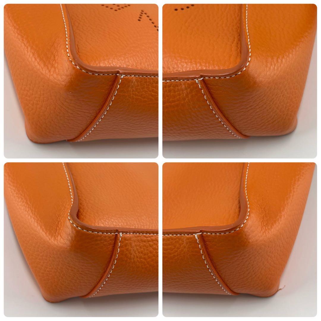 【極美品】 ステラマッカートニー ステラロゴ ショルダーバッグ オレンジ 保存袋