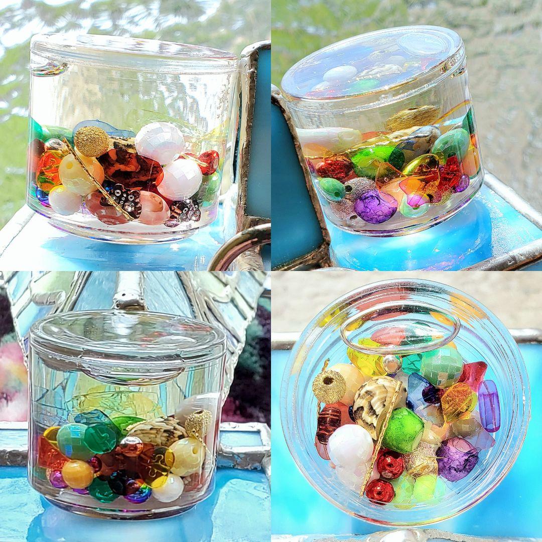 【Sankyo】ステンドグラスタイプ『オルゴール付き大型万華鏡』☆全長30cm☆