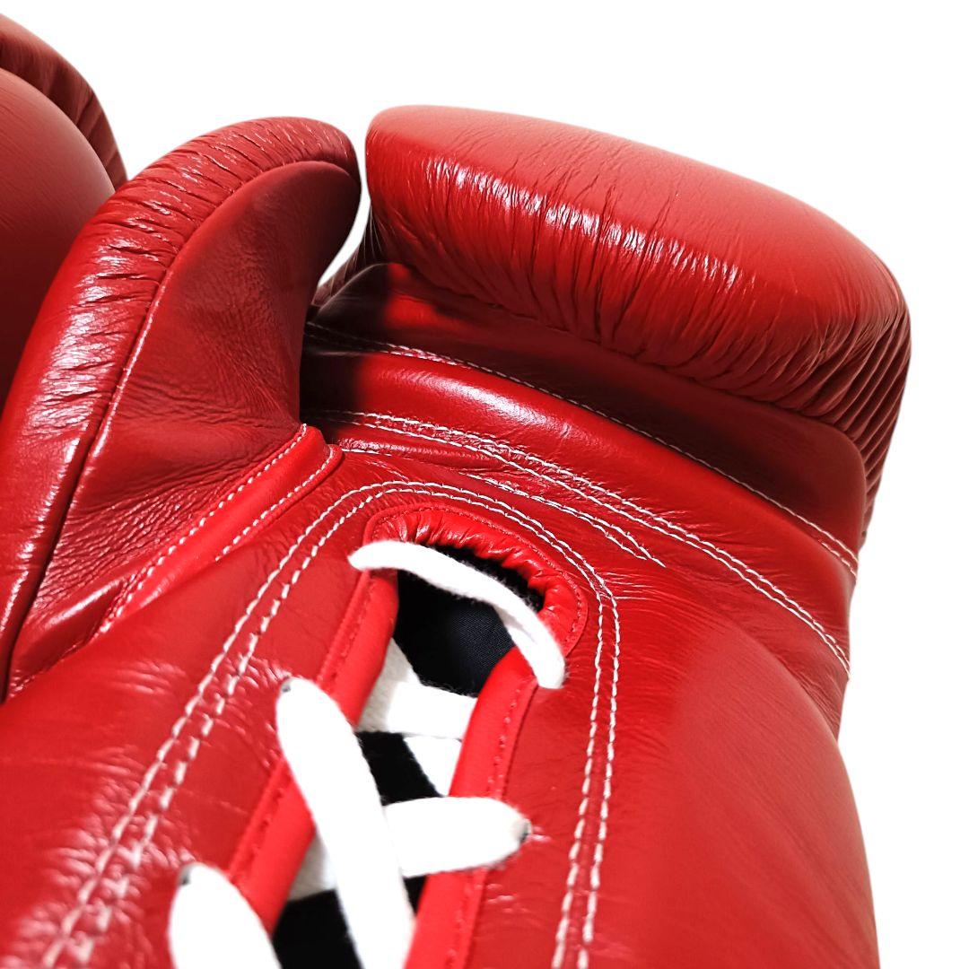 【未使用級】WINDY ウィンディ16オンス 紐式 グローブ レッド 格闘技