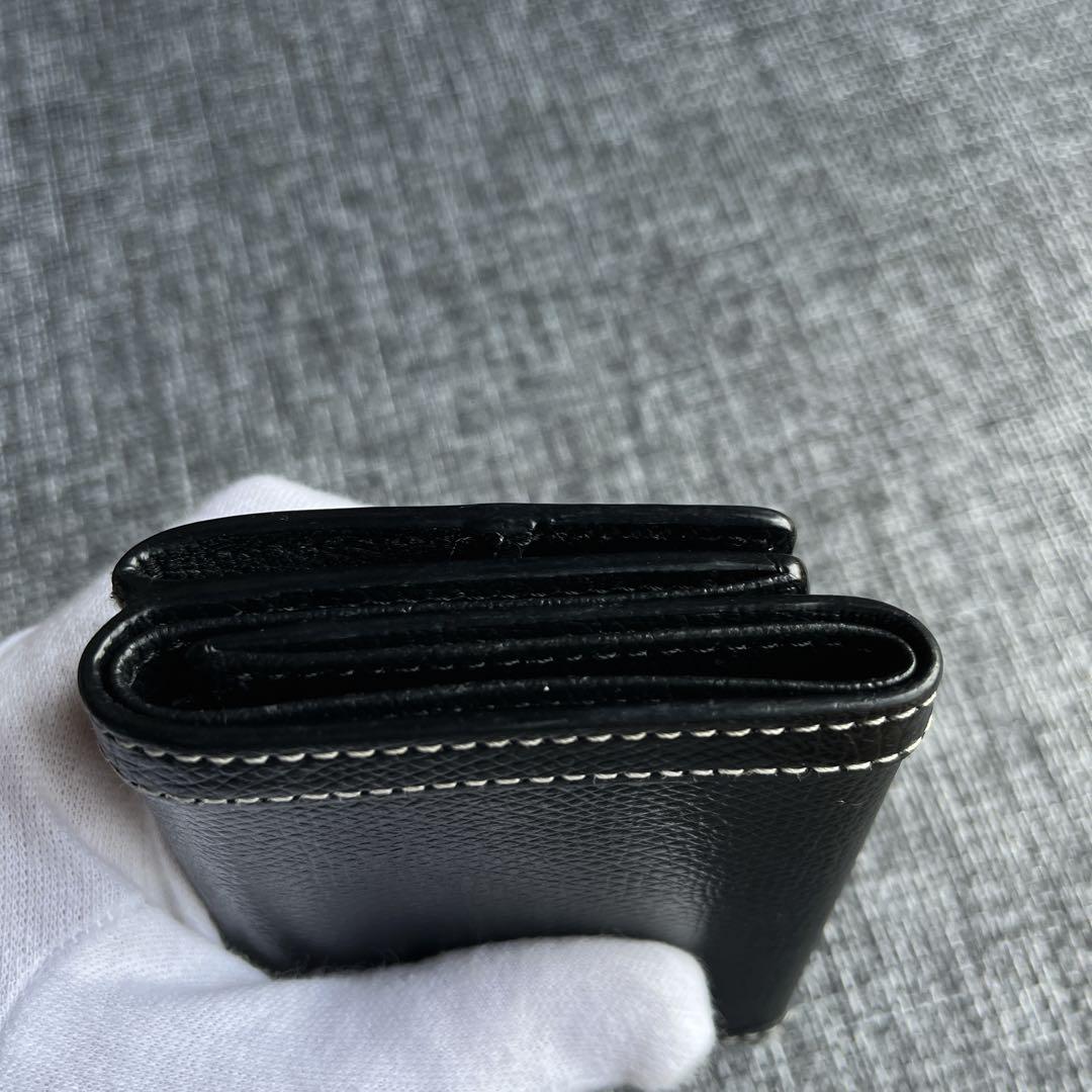 agnes b. アニエス・ベー 財布 三つ折り 黒 ブラック