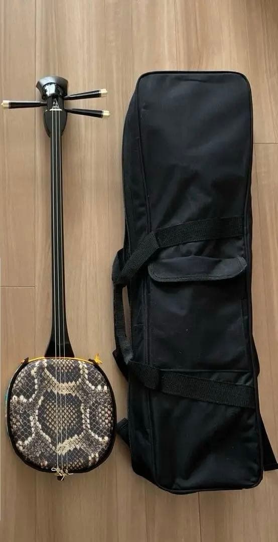 【出品1/25まで！格安値下げ中】三線セット　石垣島　普天間三線店製　三線　本体