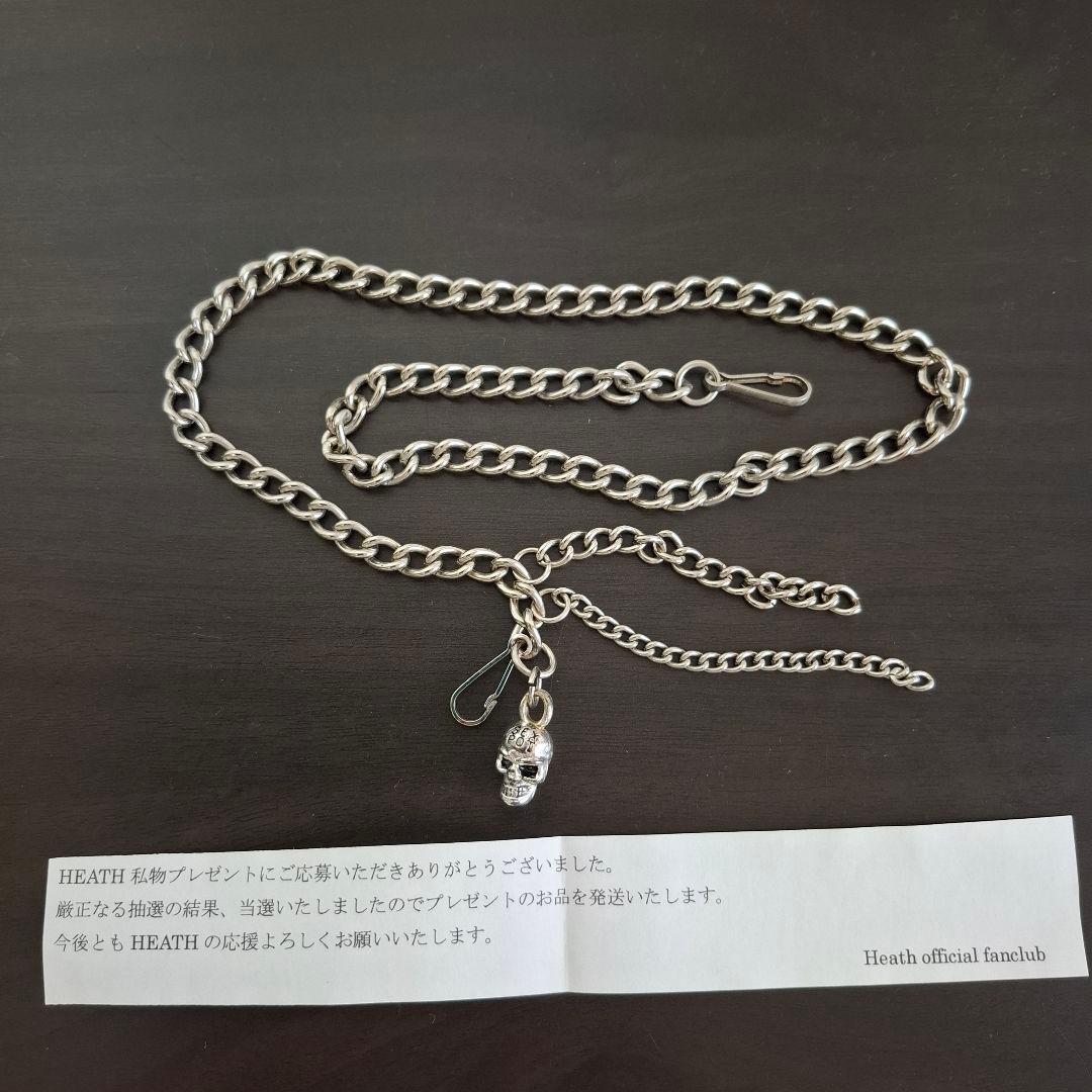 heath 私物 ドクロウォレットチェーン X JAPAN