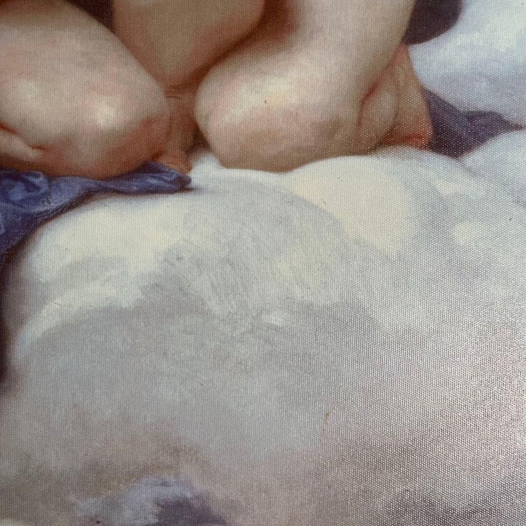 キャンバス プリントアート ブーグロー ファーストキス 絵画 額付 インテリア