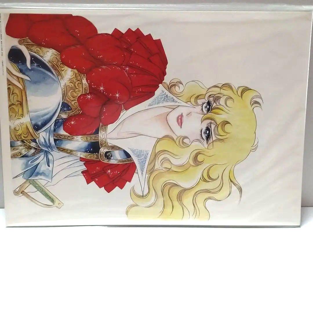 ベルサイユのばら B4 複製原画3枚組、復刻版ベルばら手帳、オスカル胸像