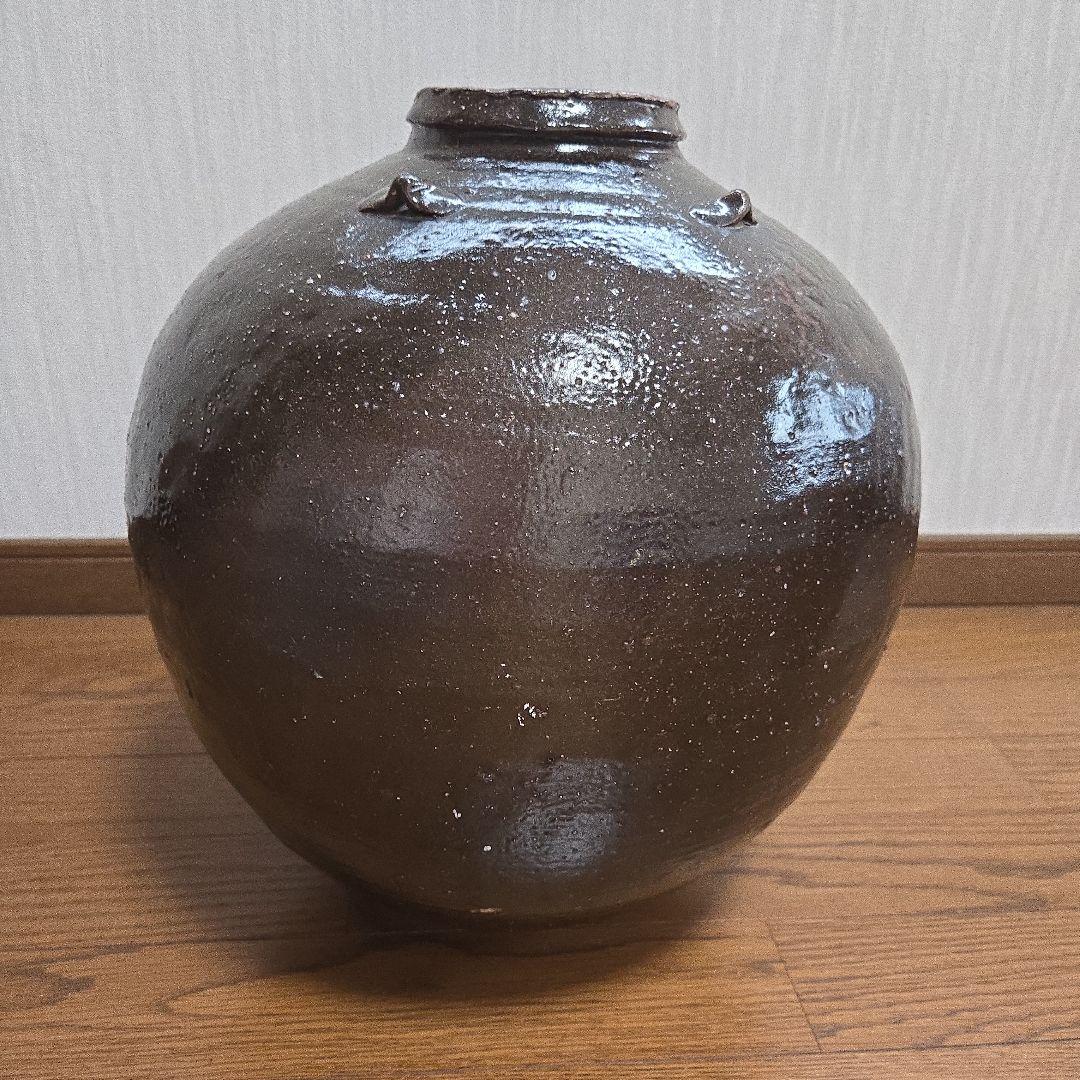アンティーク　四耳壺　壺　民藝