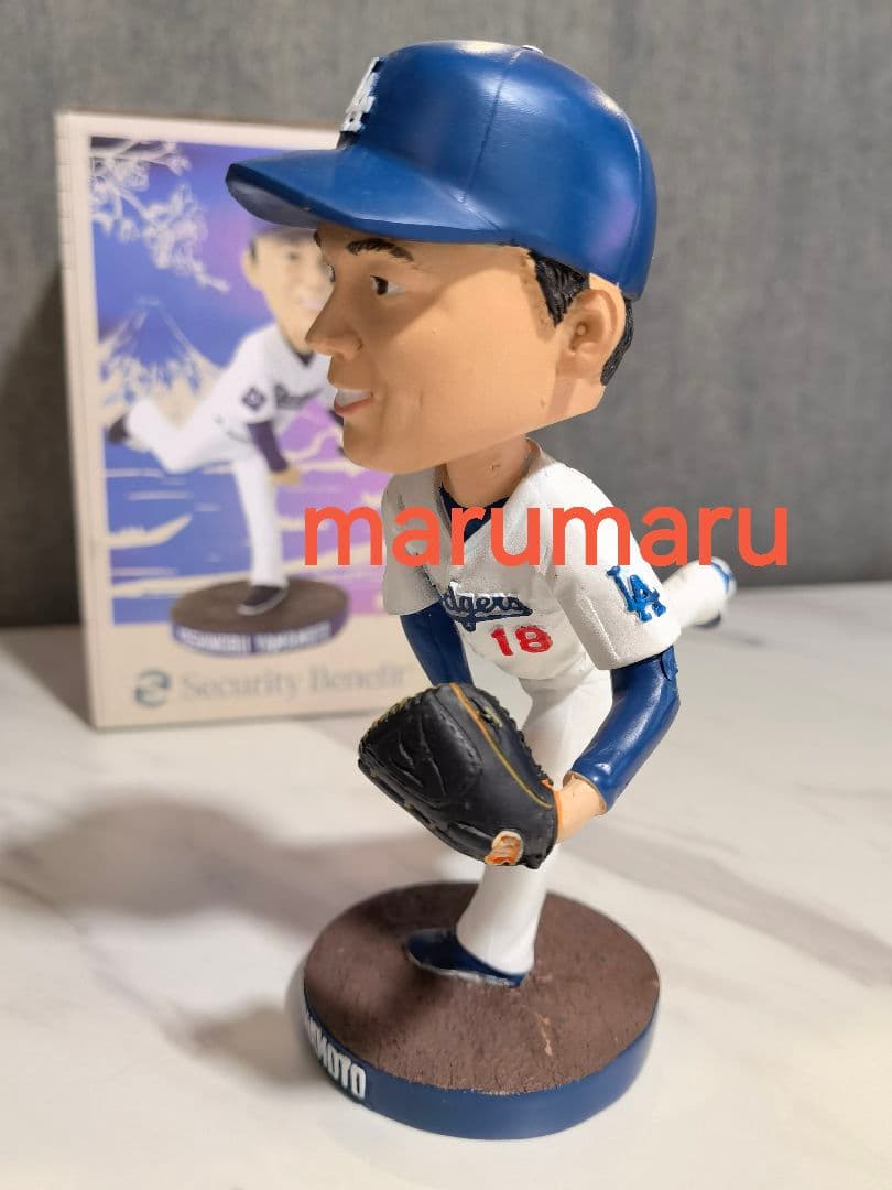 新品 山本由伸ボブルヘッド人形[本物] 6月13日ドジャーススタジアム限定配布②