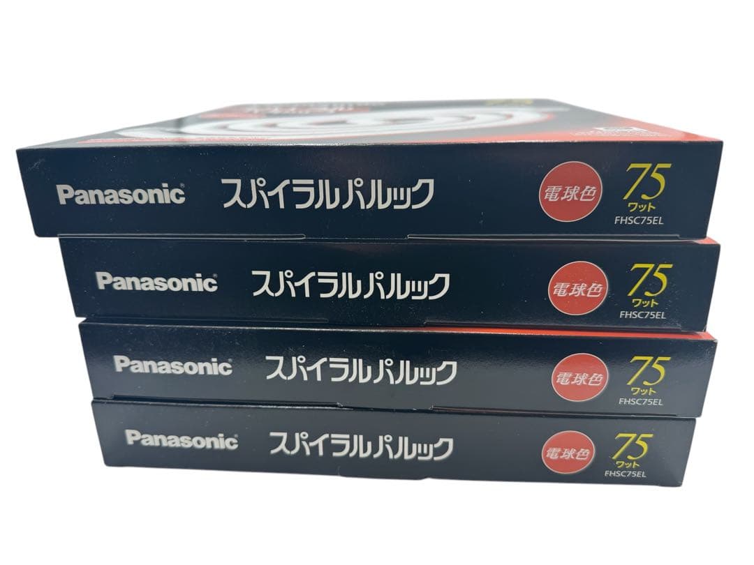 Panasonic スパイラルパルック 75ワット FHSC75EL 4点まとめ