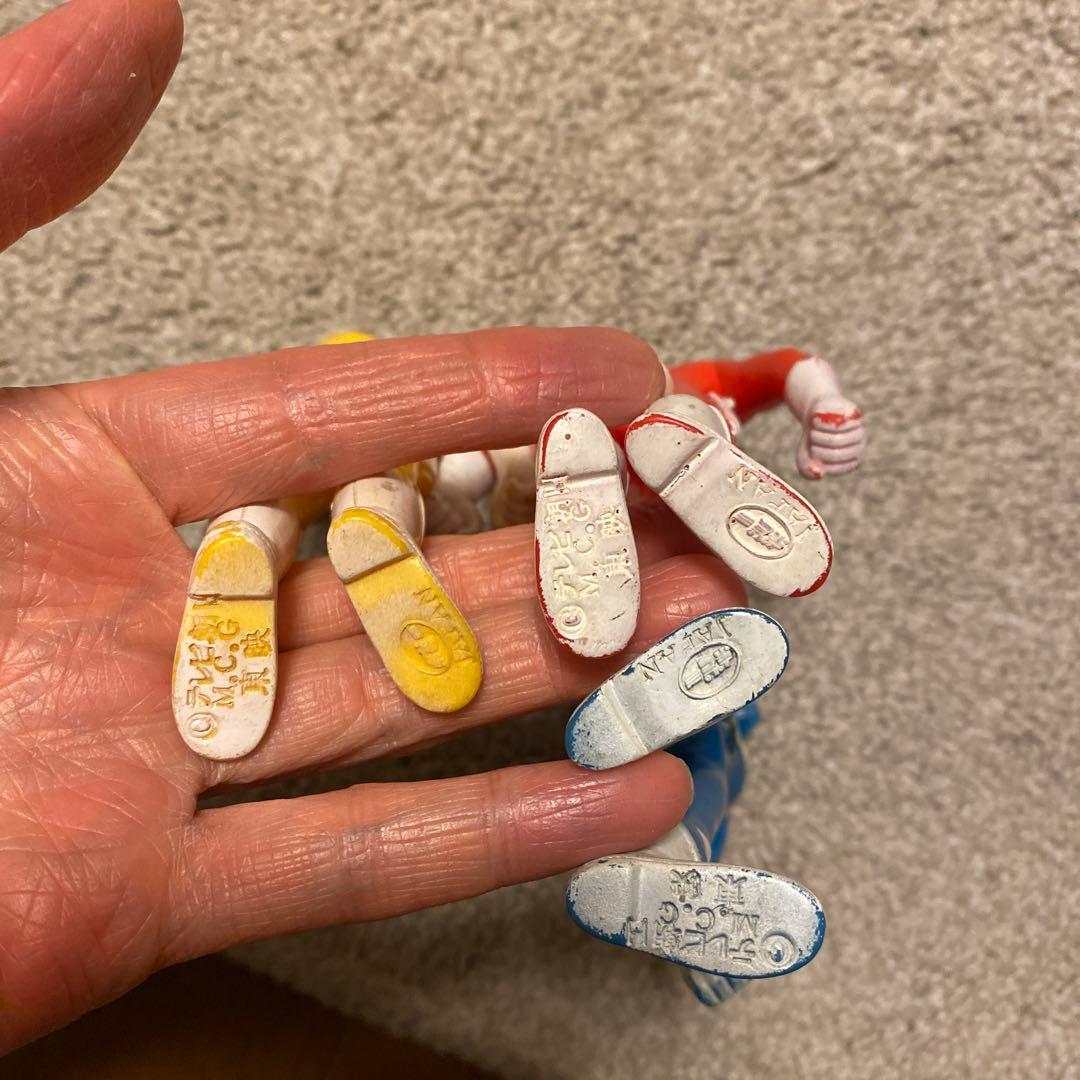 太陽戦隊サンバルカン　ソフビ　ポピー　当時物　年代物