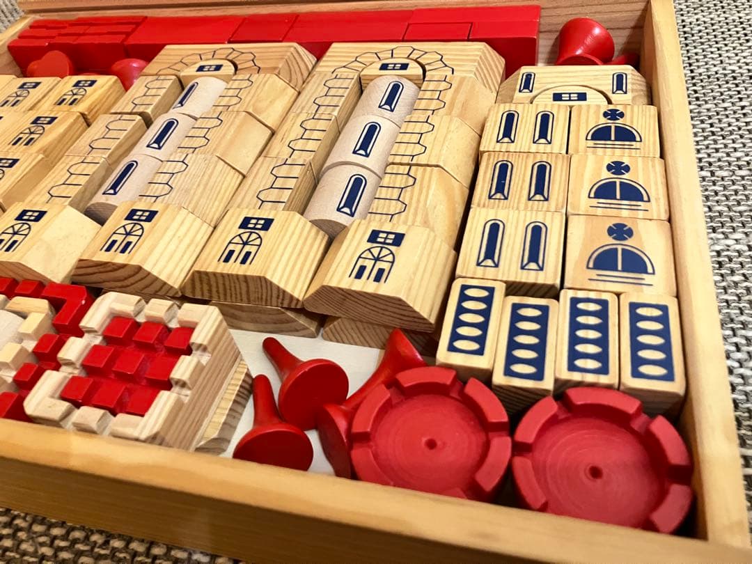 MILAN ミラン　キャッスルブロック お城 積み木 レア品 108ピース