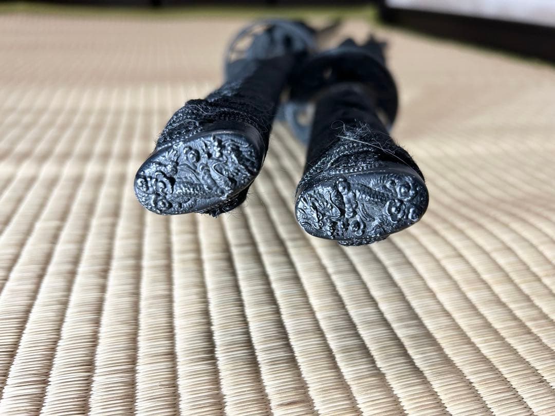 模造刀 太刀 脇差し 2本セット！　※刀身に樋あり（バラ売り不可）【M02】