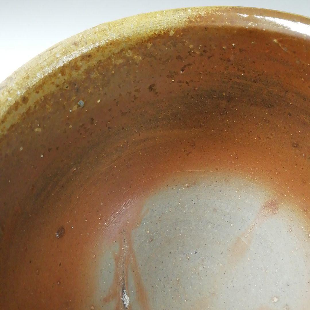 Ｔ８３　茶碗　『備前茶碗』『南燦窯　近英夫』　共箱　抹茶碗　茶道具