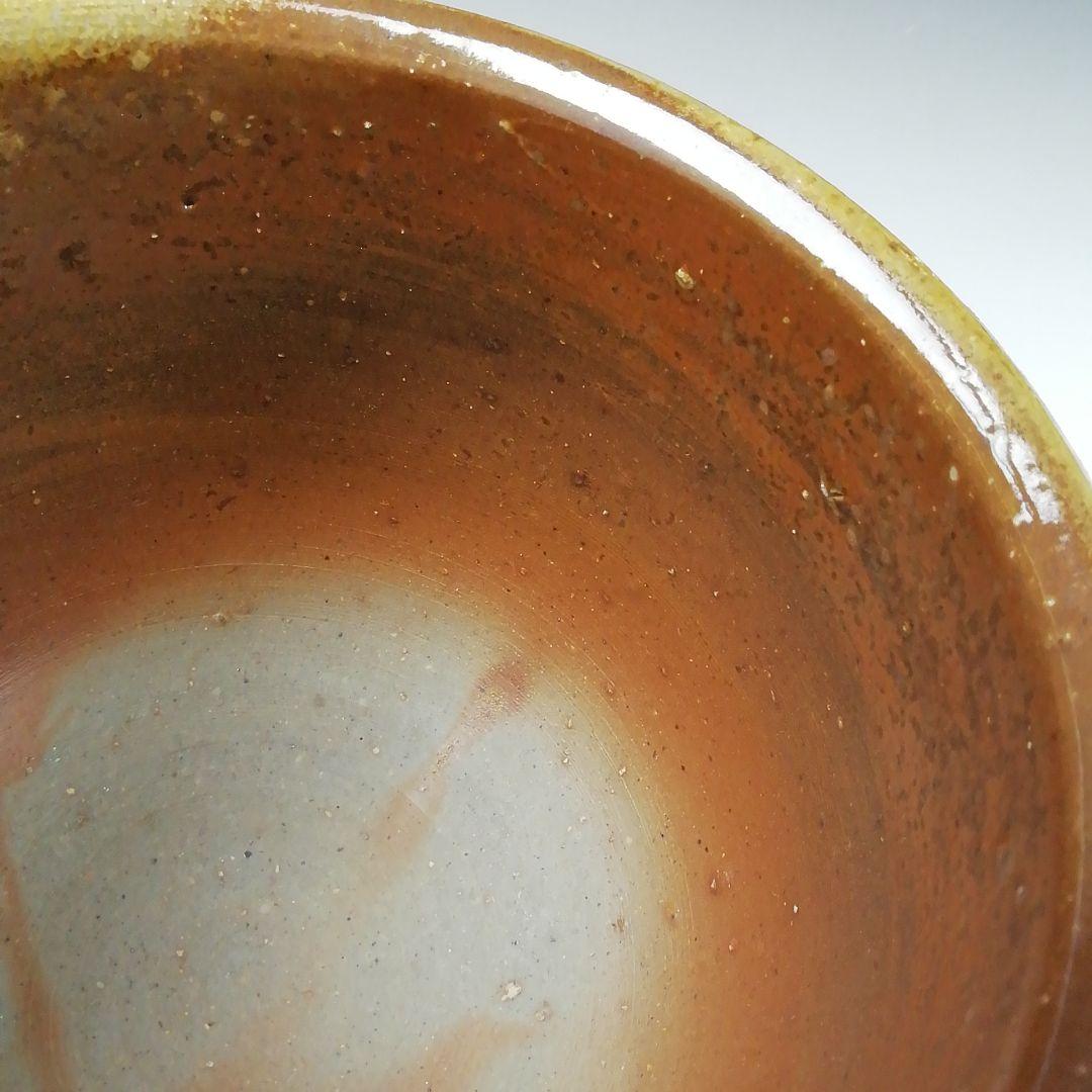 Ｔ８３　茶碗　『備前茶碗』『南燦窯　近英夫』　共箱　抹茶碗　茶道具