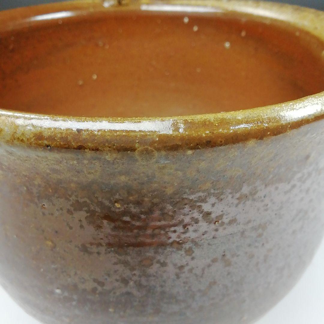 Ｔ８３　茶碗　『備前茶碗』『南燦窯　近英夫』　共箱　抹茶碗　茶道具