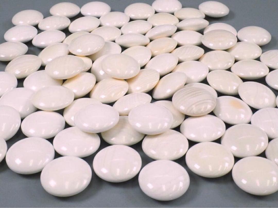 【宮崎県】日向特製蛤碁石34号・欅碁笥セット