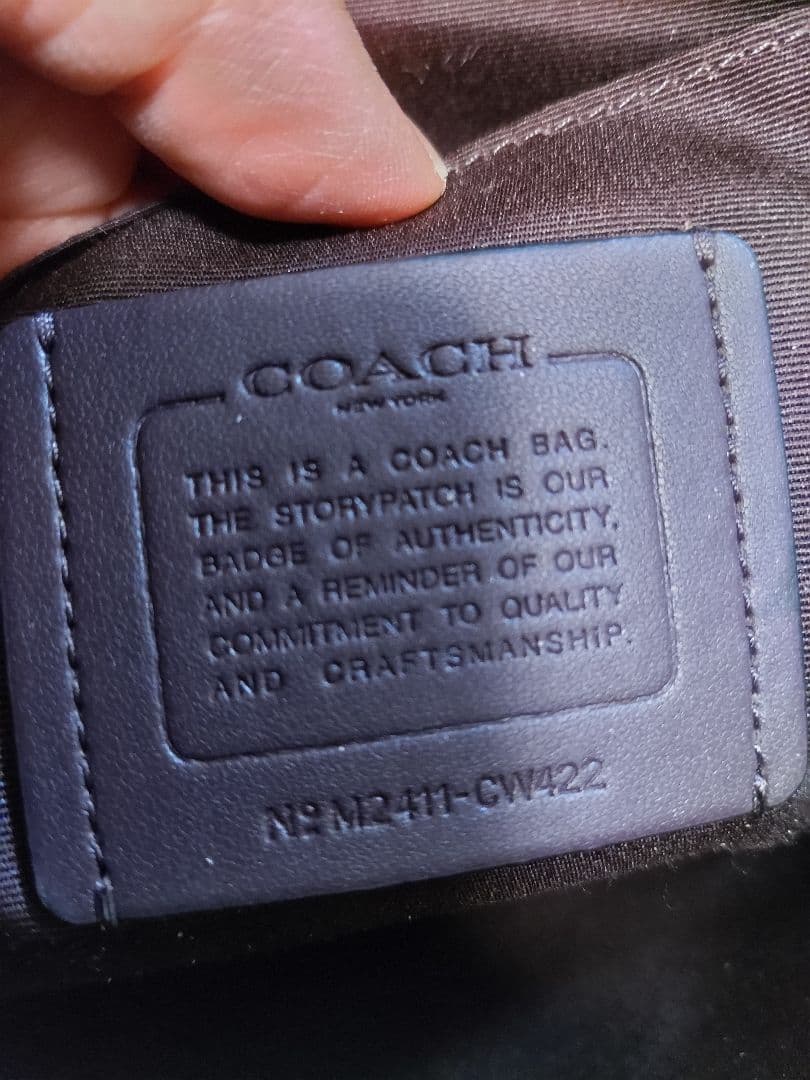 本日削除COACH ショルダーバッグ ダークブラウン