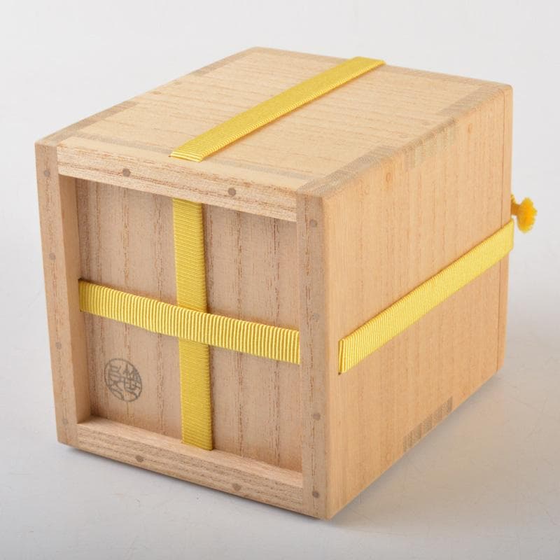 茶道具　笹良造　一閑遠山自画朱書　大棗　紫野　松長剛山書付　共箱　V　6544