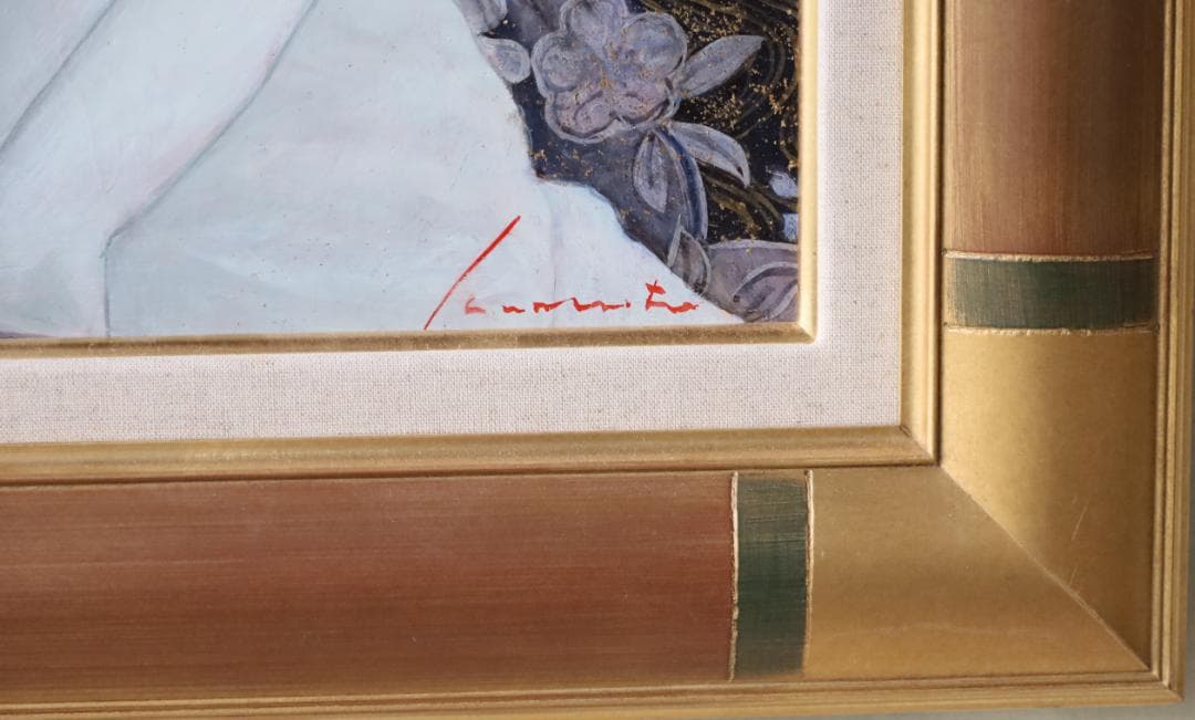 『戻り橋 （もどりばし）』 油彩肉筆画