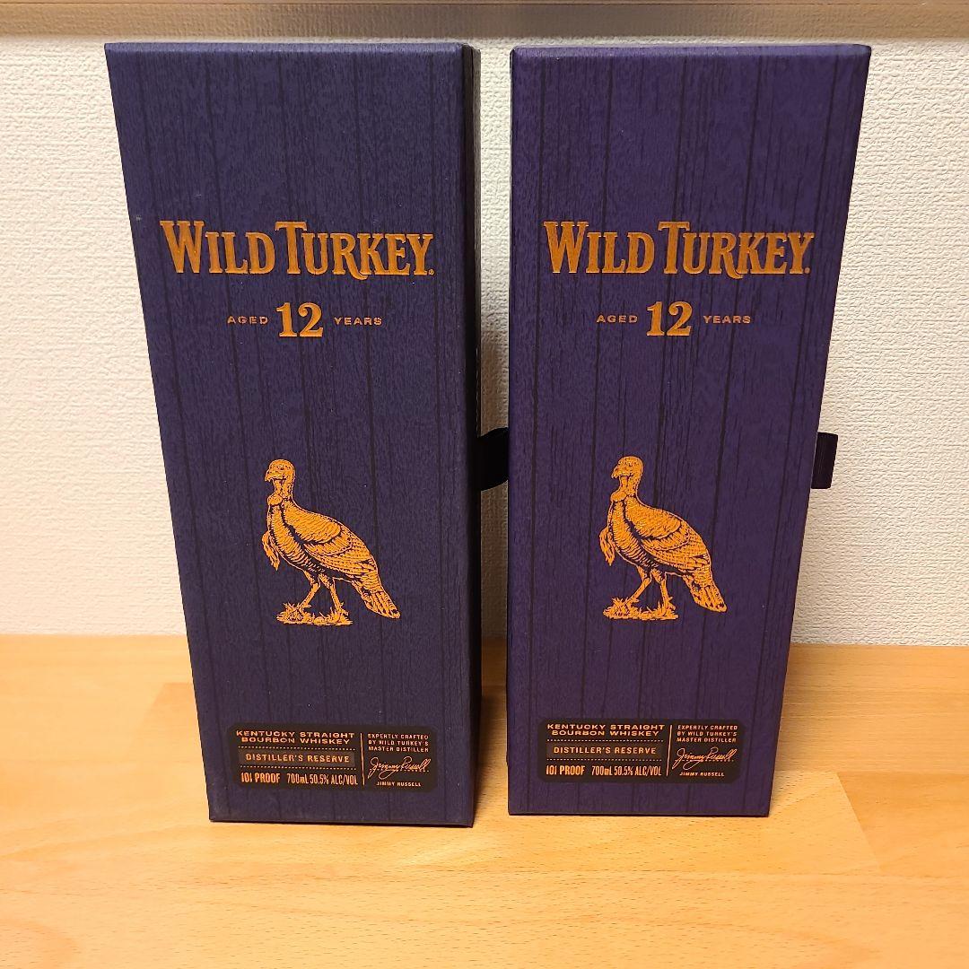 WILD TURKEY 12年 101プルーフ バーボンウイスキー　2本