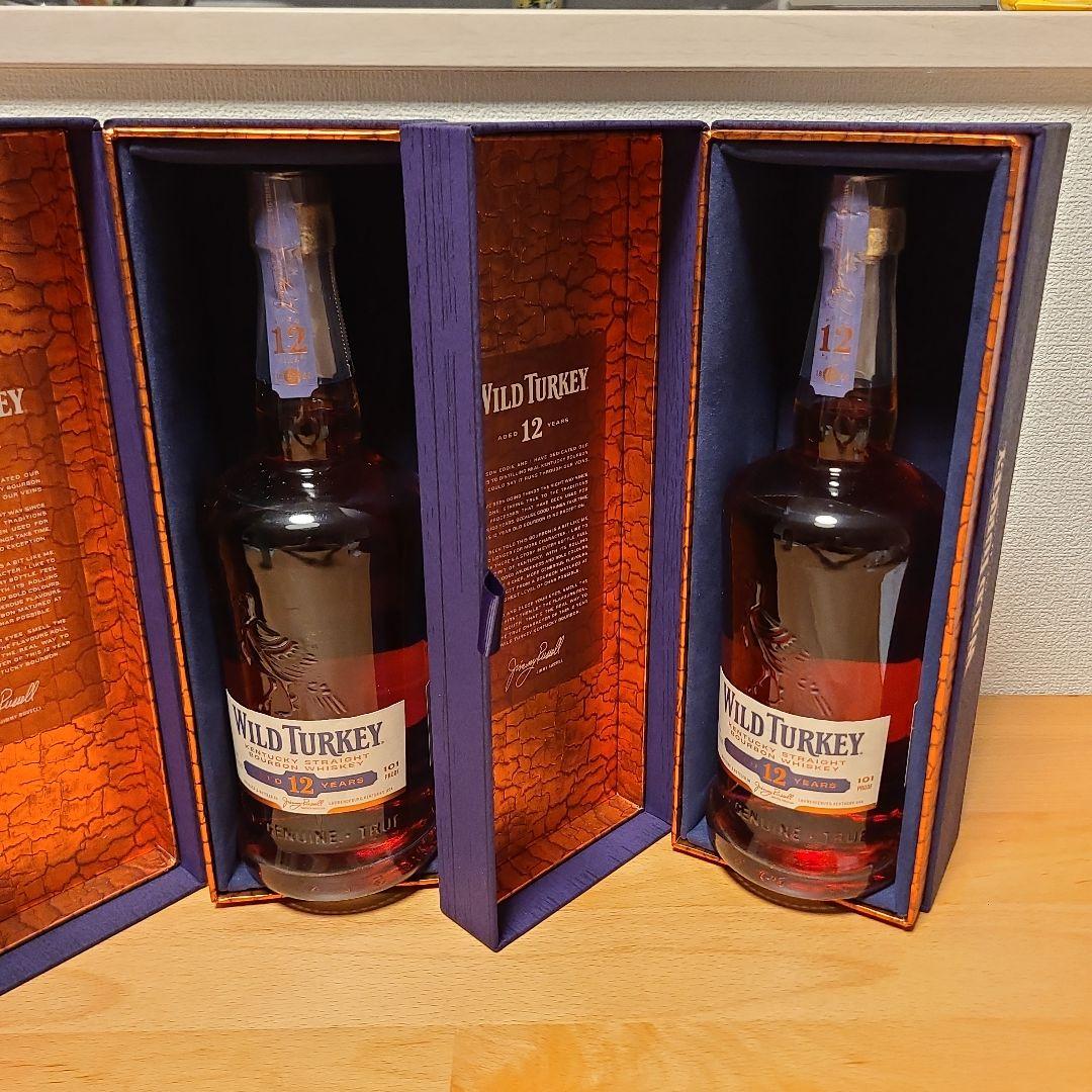 WILD TURKEY 12年 101プルーフ バーボンウイスキー　2本