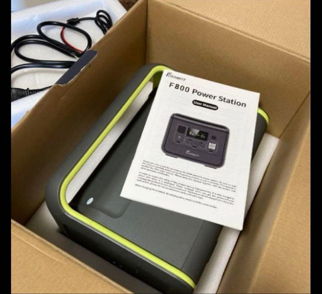 ✨新品❗️✨【FOSSiBOT 】ポータブル電源 512Wh 800W ／グリーン